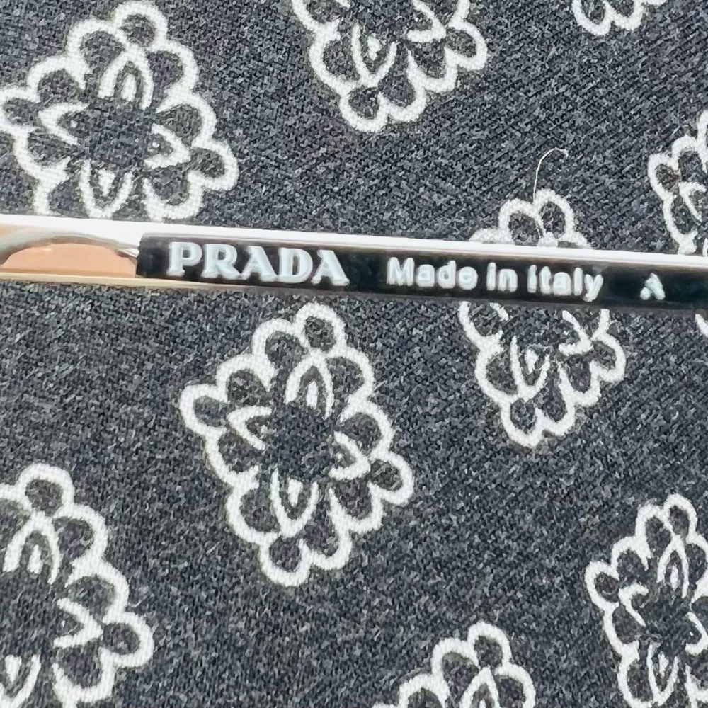 Prada Classic Authentic Silver Reflective Lenses … - image 8